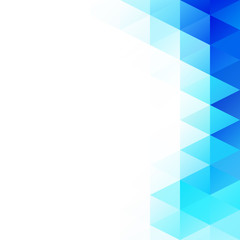 Fototapeta premium Blue Grid Mosaic Background, Creative Design Templates