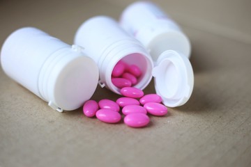 hand holding medicine
