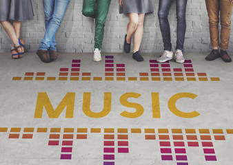 Music Audio Song Wave Graphic Concept