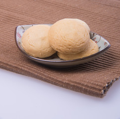 cookies or butter cookies on a background.