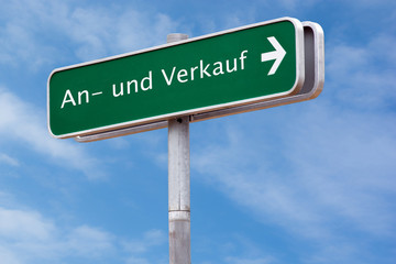 Schild 126 - An- und Verkauf