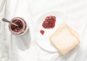 bread with  jam