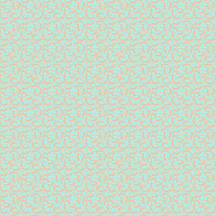 Vector pattern with leaves.