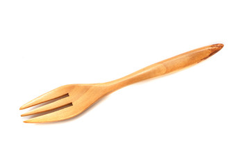 fork on white background