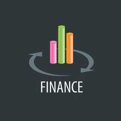 Fototapeta premium Vector logo Finance