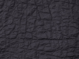 Black plastic wrinkled texture