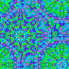 Colorful seamless pattern mandala, can be used for wallpaper, pattern fills, web page background, surface textures.