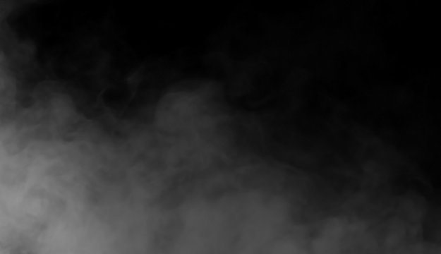 Smoke on black background
