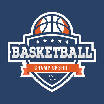 Sport Basketball Logo. American style.