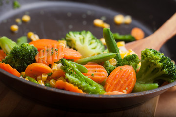 fried vegetables