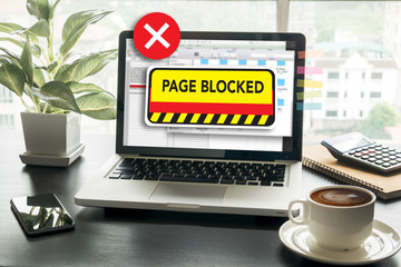 Data Failure computer Page Blocked Browsing Connection Data Fail