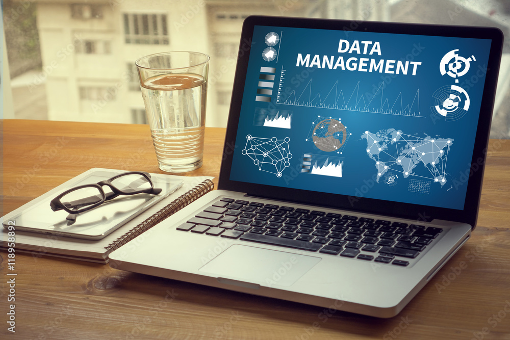 Poster data management file database cloud network