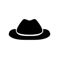 Hat icon, vector iluustration isolated on background
