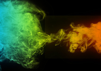 color smoke background - backdrop