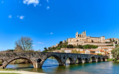 Beziers town, Languedoc-Roussillon. France