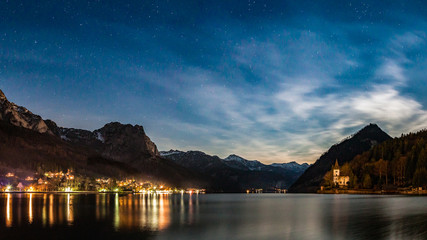 stiller See, klare Nacht