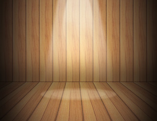 wood backround - spotlight