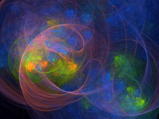 Fototapeta premium Abstract surreal background - digitally generated image