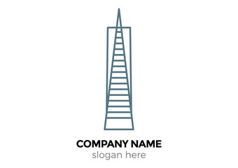 triangel building vector logo