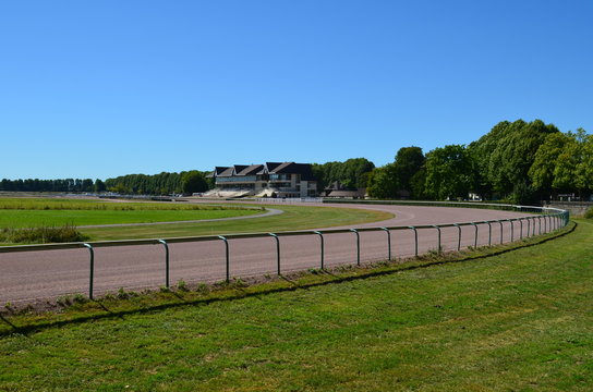 Hippodrome de la prairie &agrave; Caen (Calvados-Normandie)