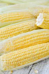 Yellow colourful corn