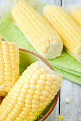 Yellow colourful corn