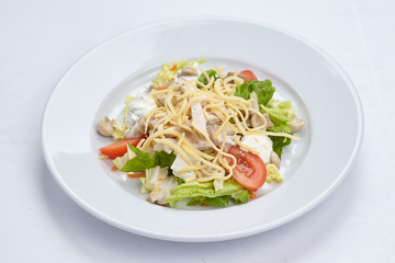 salad on the table