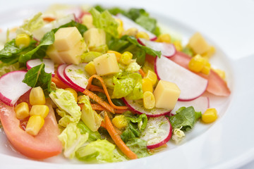 salad on the table