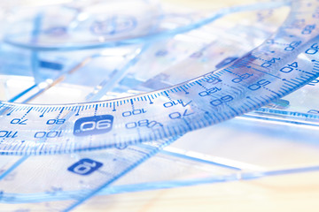 Plastic rulers