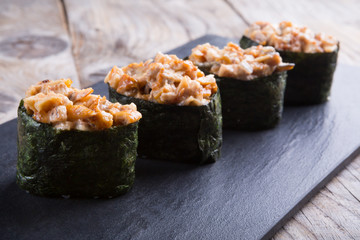 Traditional japanese gunkan