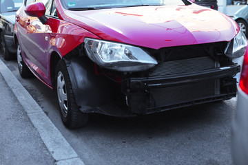 Verkehrsschaden eines Personenfahrzeuges