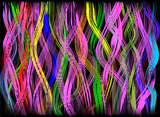 The colorful abstract background