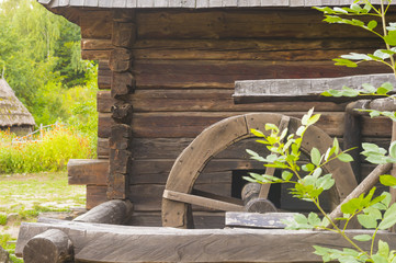 Detail of Old Water Mill in Rural Area © Denny Davidson