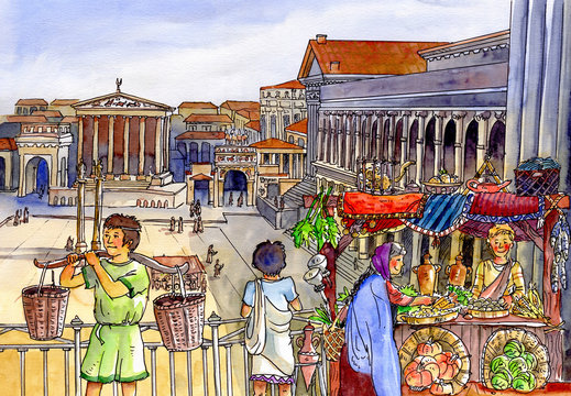 Marktplatz, Forum Romanum