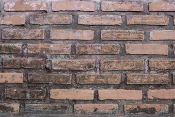 Old brick wall background.