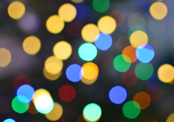 Fototapeta premium Burred bokeh lights