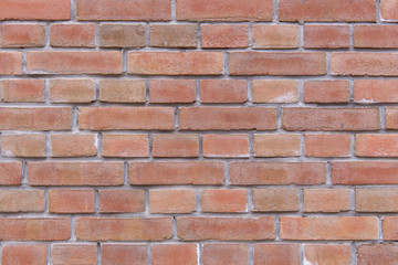 Background of Red brick wall texture pattern for design