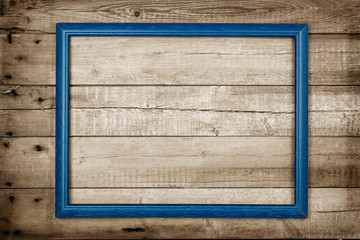 frame on wood