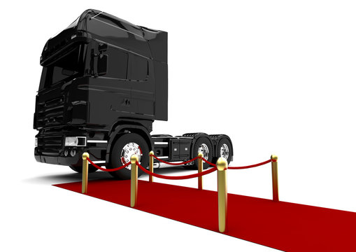 Truck limousine / 3D render image representing a high class truck 