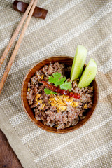 Steamed whole grain traditional thai rice best rice for healthy