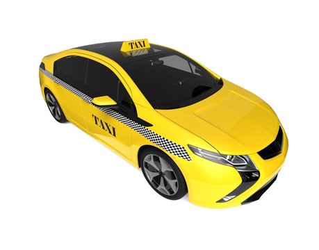 Taxi car / 3D render image of a taxi cab © Mlke