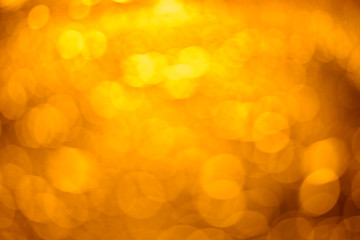 Abstract gold bokeh background