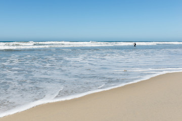 Fototapeta na wymiar Weekend on the beach in San Diego.