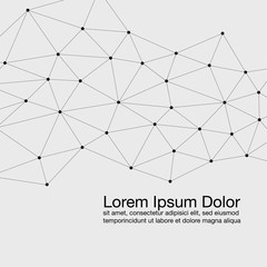 abstract polygonal background form, vector