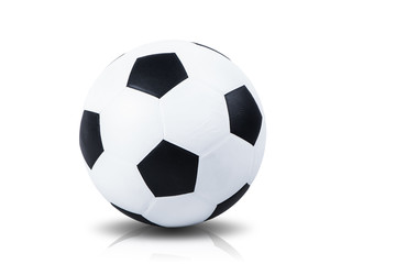 Fototapeta premium Football Isolated on white