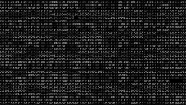 Binary Code Screen
