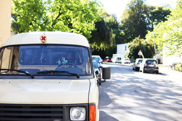 Oldschool Sanitärbus
