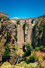 The New Bridge, Puente Nuevo, in Ronda, Province Of Malaga, Spain