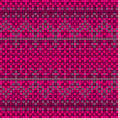 Ornamental seamless pattern. Ethnic ornament. Fabric pattern with a pink shade.