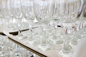 crystal clear glasses